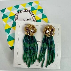Stella and Dot Lilian Fringe Earrings : Two in One!